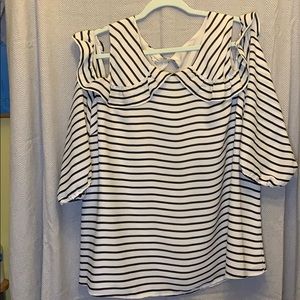 Cold shoulder blouse